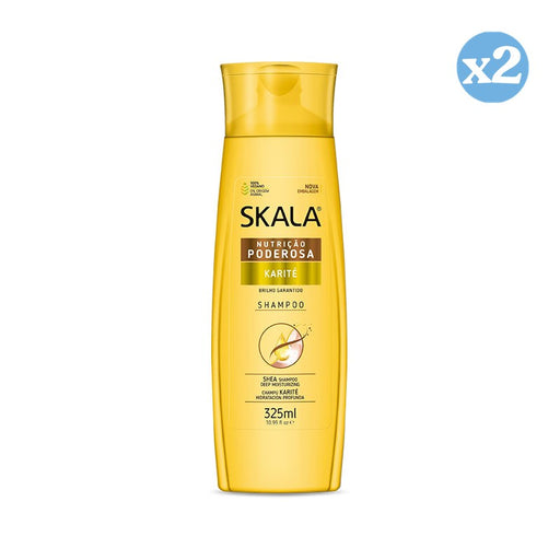 Pack 2x - Shampooing Karité 325Ml - Skala - 1