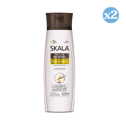 Pack 2x - Shampooing à l'huile d'argan 325 ml - Skala - 1