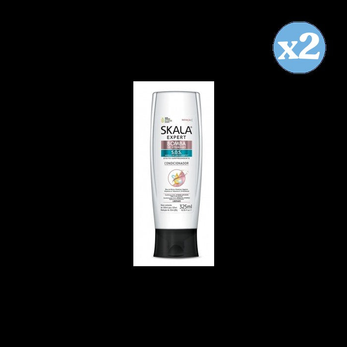 Pack 2x - Après-shampooing Vitamines Boost 325 ml - Skala - 1