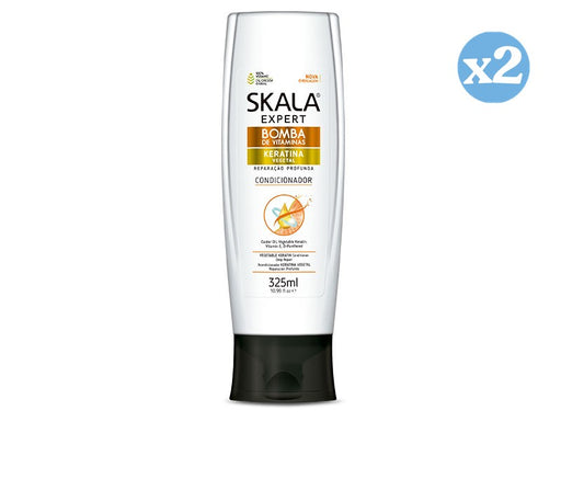 Pack 2x - Revitalisant Vitamines et Kératine 325 ml - Skala - 1