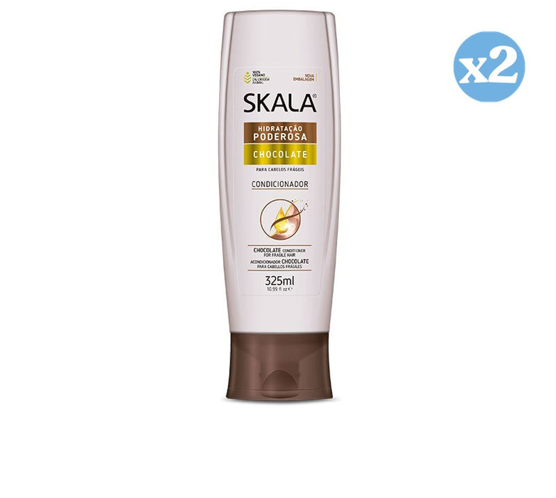 Pack 2x - Après-shampoing Chocolat 325ml - Skala - 1