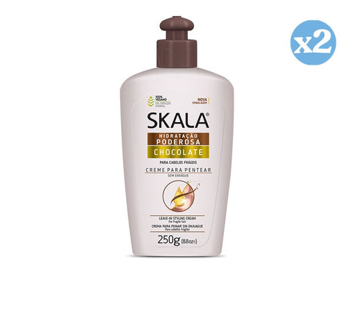 Pack 2x - Crème Coiffante Chocolat 250G - Skala - 1