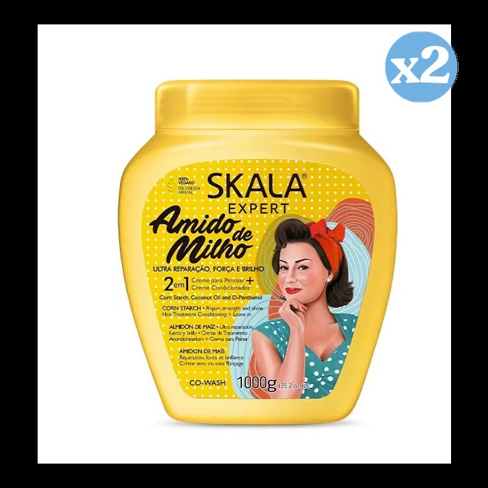 Pack 2x - Crème revitalisante Amido 1000 ml - Skala - 1
