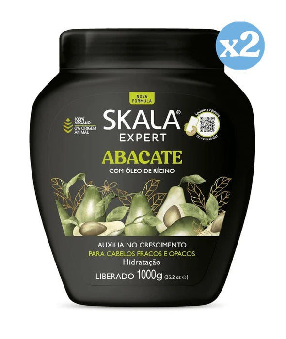 Pack 2x - Crème Revitalisante Bombes Vitamines Avocat 1000Ml - Skala - 3