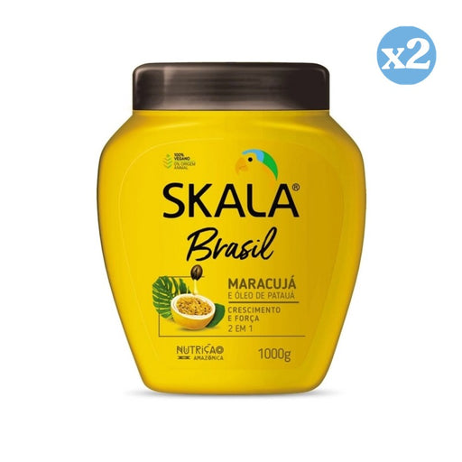 Pack 2x - Crème Revitalisante Maracuja Et Huile Pataua 1000Ml - Skala - 1