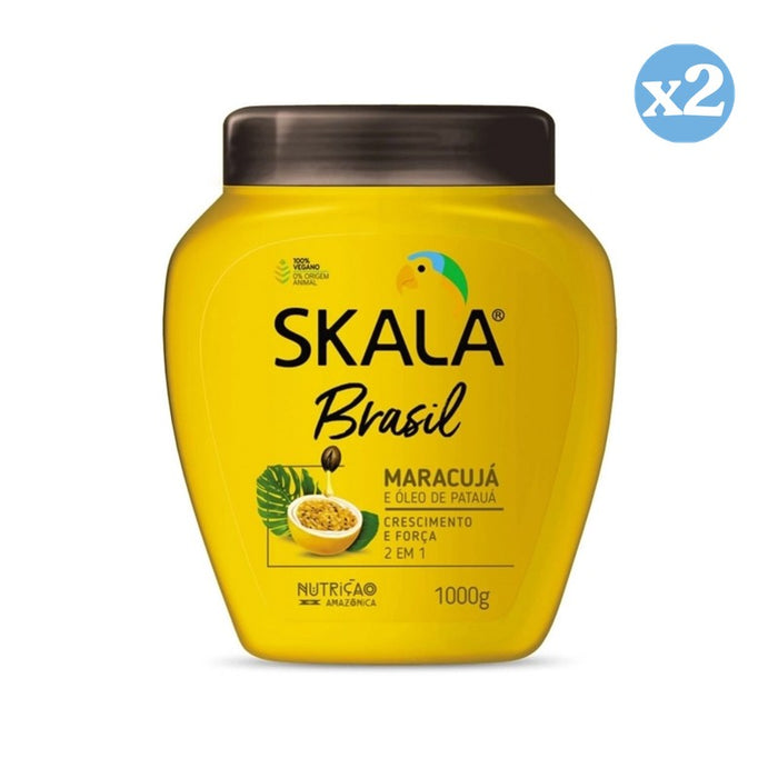 Pack 2x - Crème Revitalisante Maracuja Et Huile Pataua 1000Ml - Skala - 1