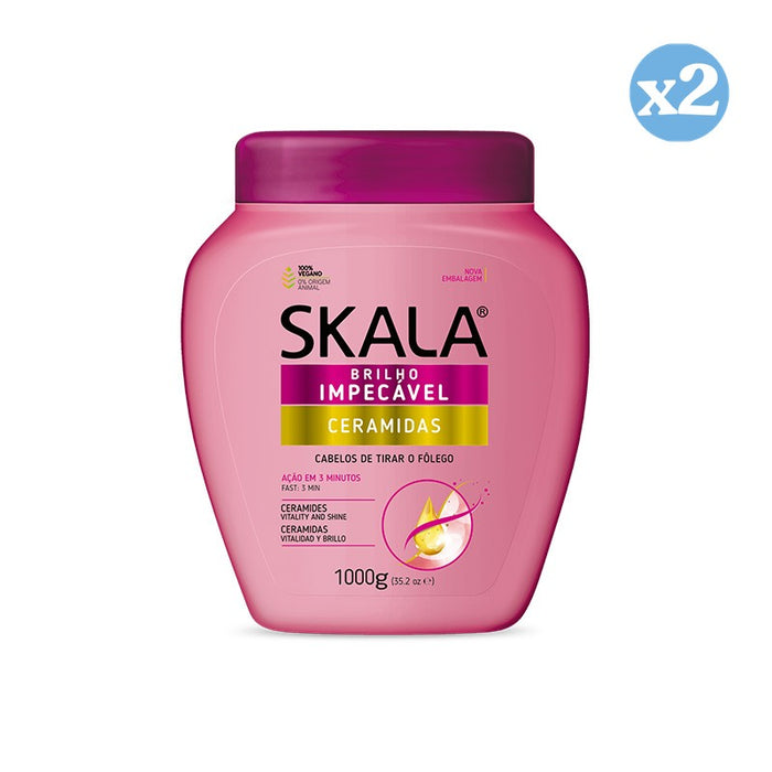 Pack 2x - Crème revitalisante aux céramides 1000 ml - Skala - 1