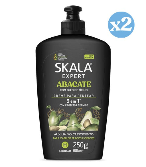 Pack 2x - CRÈME COIFFANTE BOMBE VITAMINES AVOCAT 250GR - Skala - 1