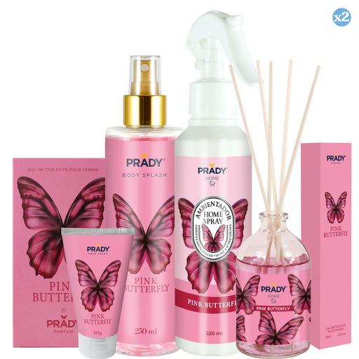 Pack 2x - Pack Papillon Rose - Prady - 1