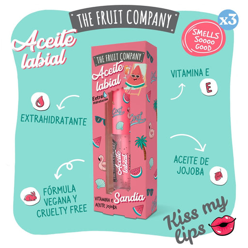 Pack 3x - Huile à Lèvres à la Pastèque - The Fruit Company - 2