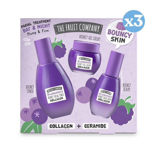 Pack 3x - Ensemble de Traitement Facial aux Mûres - The Fruit Company - 1