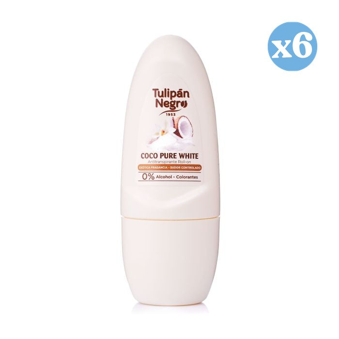 Pack 6x - Déodorant Roll on Coco Pure - Tulipan Negro - 1
