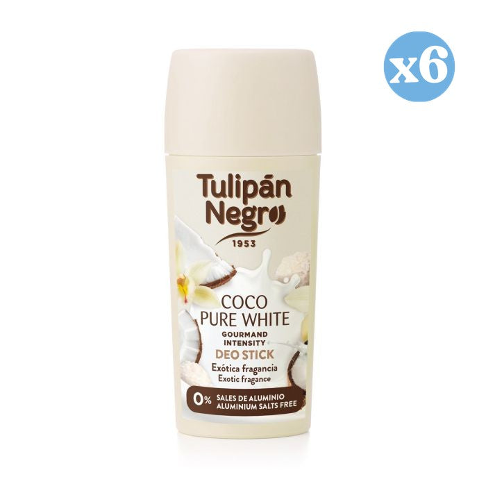 Pack 6x - Déodorant Stick Gourmand Coco Pur 60 ml - Tulipan Negro - 1