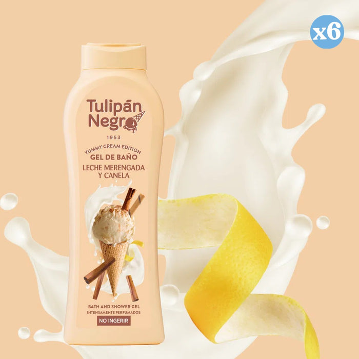 Pack 6x - Gel Lait Meringué et Cannelle 650 ml - Tulipan Negro - 2