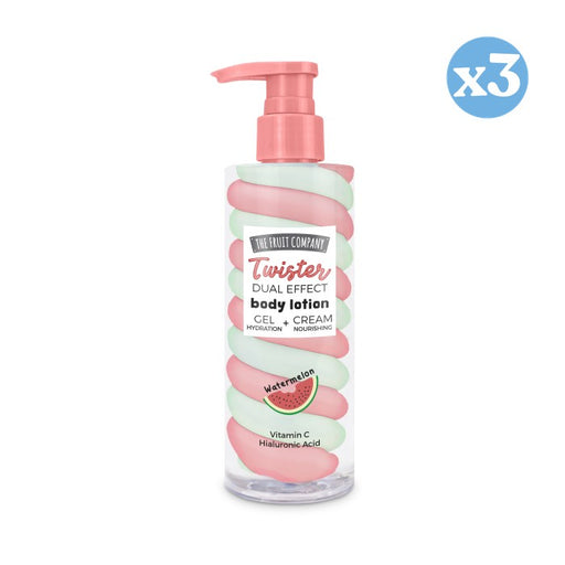 Pack 3x - Lotion pour le corps Twister Dual Effect 200 gr - The Fruit Company - 1