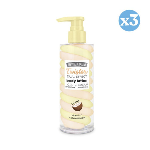 Pack 3x - Lotion pour le corps Twister Dual Effect 200 gr - The Fruit Company - 1