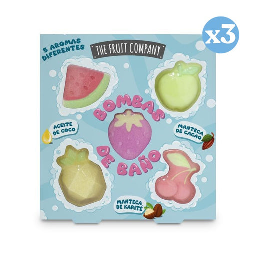 Pack 3x - Ensemble de Bombes de Bain - The Fruit Company - 1