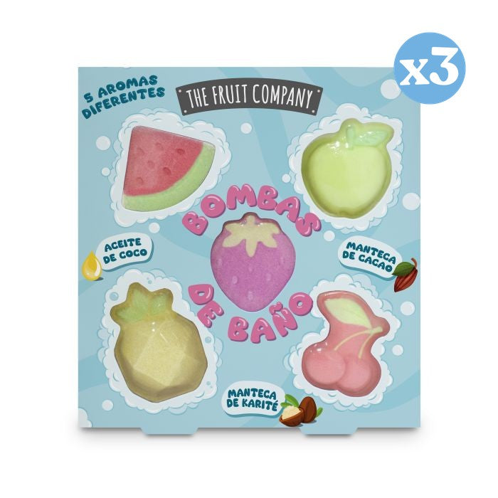 Pack 3x - Ensemble de Bombes de Bain - The Fruit Company - 1