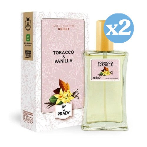 Pack 2x - EAU DE COLOGNE TABAC ET VANILLE PAR PRADY - Prady - 1