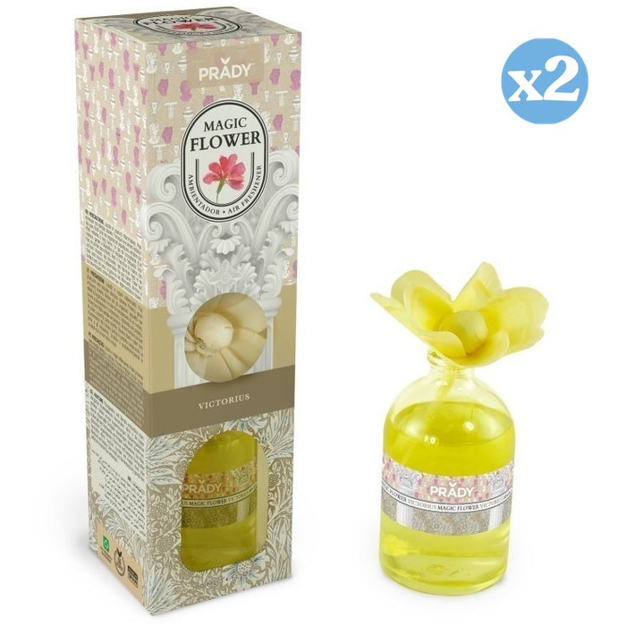 Pack 2x - MAGIC FLOWER AMBIANCEUR VICTORIUS 100ML PRADY - Prady - 1
