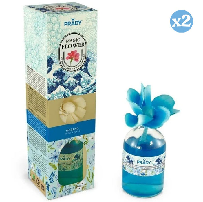 Pack 2x - MAGIC FLOWER DÉSODORISANT OCÉAN 100ML PRADY - Prady - 1