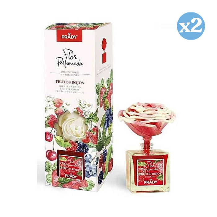 Pack 2x - DÉSODORIANT FLEUR FRUITS ROUGES 90ML PRADY - Prady - 1