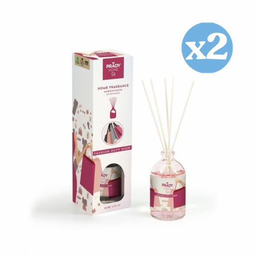 Lot de 2 - MIKADO PARFUM D'AMBIANCE FASHION DUTY SHOP 100ML - Prady - 1