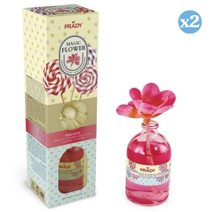 Pack 2x - MAGIC FLOWER AMBIANCEUR PIRULETA 100ML PRADY - Prady - 1