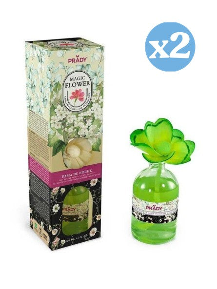 Pack 2x - MAGIC FLOWER DAME DE NUIT 100ML PARFUM D'AMBIANCE PRADY - Prady - 1