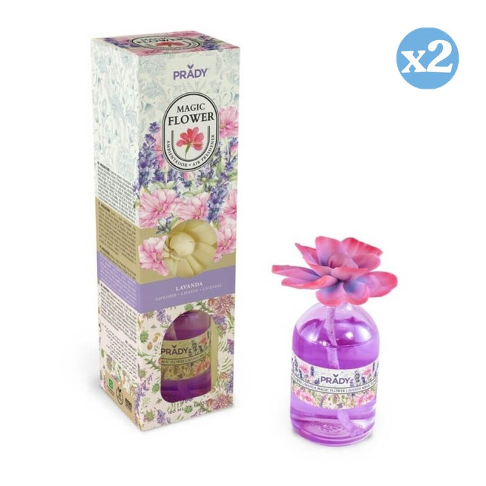Pack 2x - MAGIC FLOWER DÉSODORISANT LAVANDE 100ML PRADY - Prady - 1
