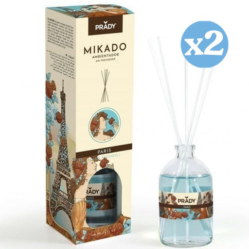 Pack 2x - PARIS ROSE & PATCHOULI 100ML Recharge Mikado - Prady - 1