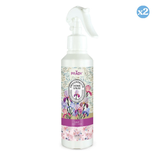 Pack 2x - SPRAY D'AMBIANCE LYS 220ML - Prady - 1