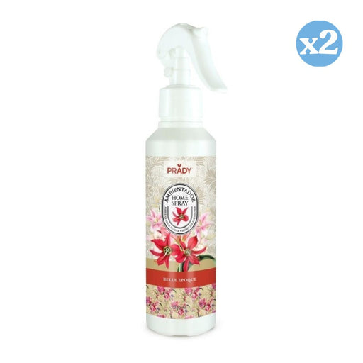 Pack 2x - VAPORISATEUR D'AMBIANCE HOME SPRAY BELLE EPOQUE 220ML - Prady - 1