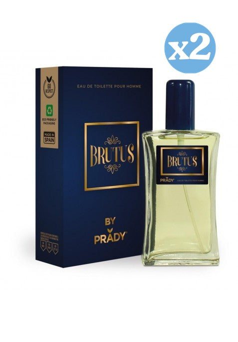 Pack 2x - PARFUM BRUTUS HOMME 100ML - Prady - 1