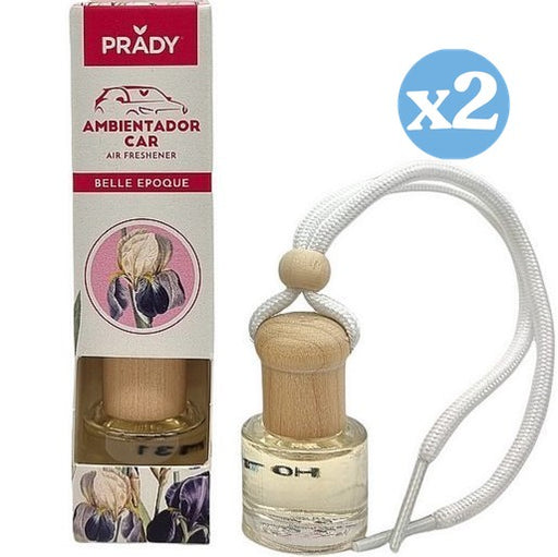 Lot de 2 - PARFUM VOITURE BELLE ÉPOQUE PRADY 6ML - Prady - 1