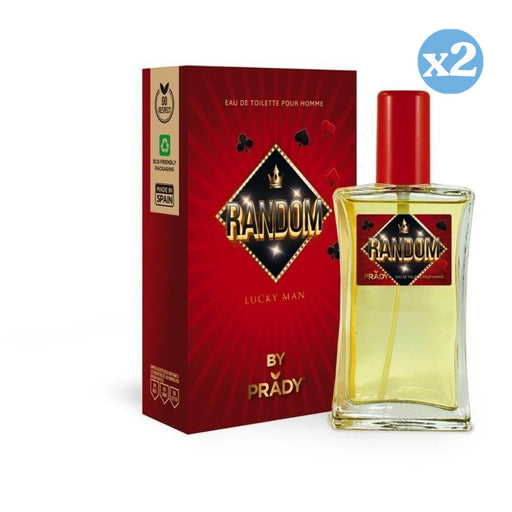 Lot de 2 - EAU DE TOILETTE RANDOM HOMME 100ML - Prady - 1