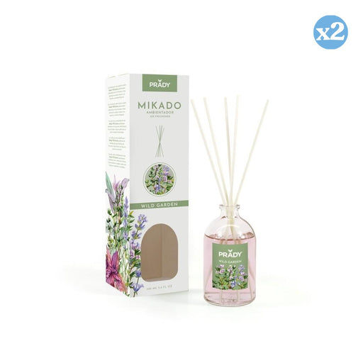 Lot de 2 - MIKADO WILD GARDEN 100ML - Prady - 1