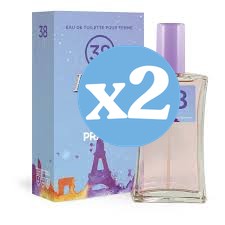 Pack 2x - PARIS FEMME EAU DE TOILETTE - Prady - 1