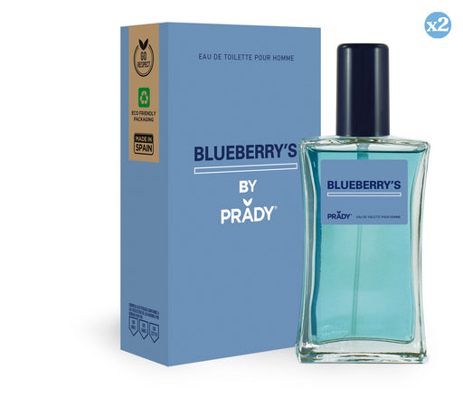 Pack 2x - PARFUM BLUEBERRY'S HOMME - Prady - 1