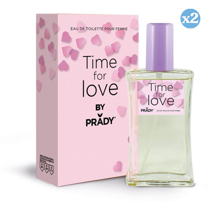 Pack 2x - PARFUM TIME FOR LOVE FEMME - Prady - 1