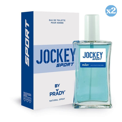 Pack 2x - PARFUM JOCKEY SPORT HOMME (BLEU ET BLANC) - Prady - 1