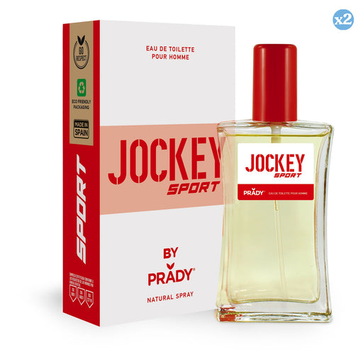Pack 2x - PARFUM JOCKEY SPORT HOMME (ROUGE ET BLANC) - Prady - 1