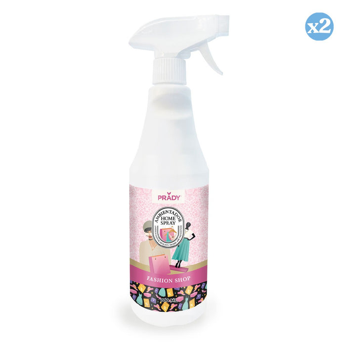 Pack 2x - DÉSODORISANT HOME SPRAY FASHION SHOP 700 ML - Prady - 1