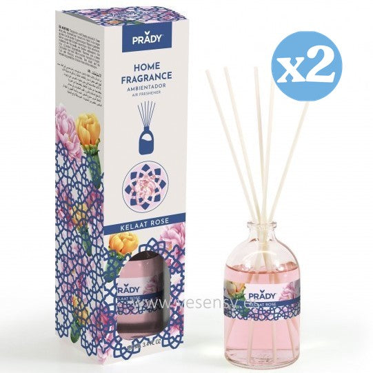 Pack 2x - DIFFUSEUR D'AMBIANCE KELAAT ROSE 100ML - Prady - 1