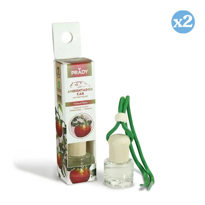 Pack 2x - ASSAINISSEUR VOITURE PRADY À LA TOMATE 6ML - Prady - 1
