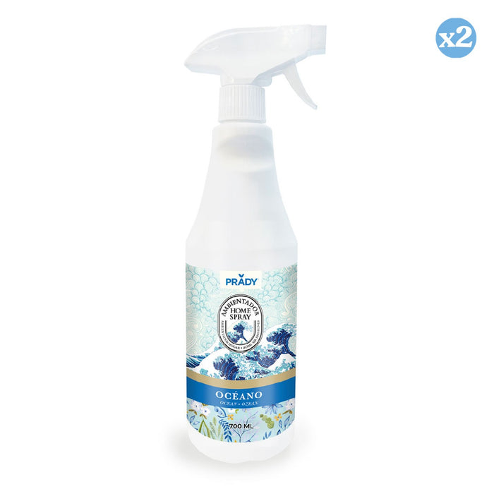 Pack 2x - PARFUM D'AMBIANCE SPRAY MAISON OCÉAN 700 ML - Prady - 1