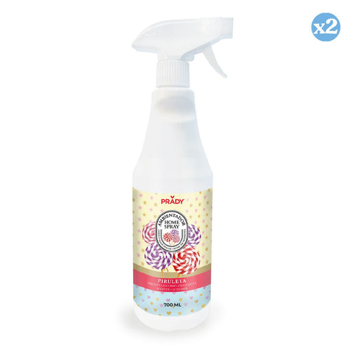 Pack 2x - DÉSODORISANT HOME SPRAY PIRULETTE 700 ML - Prady - 1