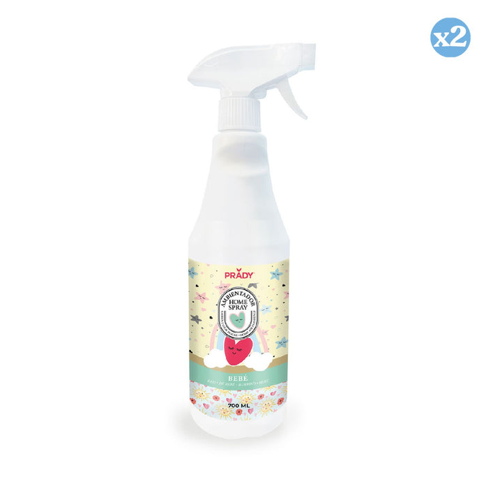 Pack 2x - DIFFUSEUR DE PARFUM D'AMBIANCE BÉBÉ 700 ML - Prady - 1