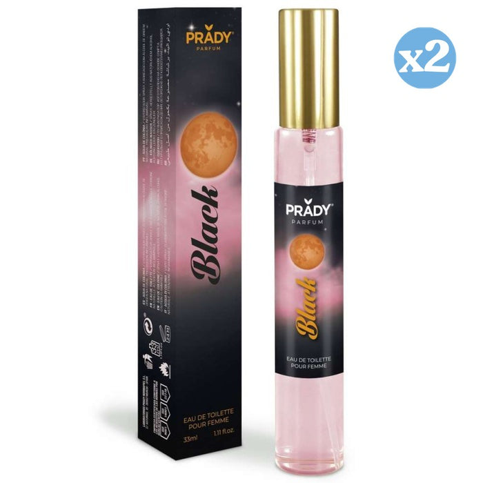 Pack 2x - EAU DE TOILETTE 33ML NOIR - Prady - 1