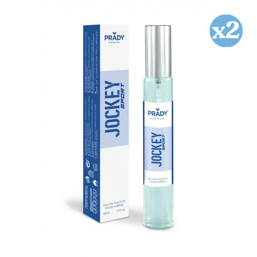 Pack 2x - EAU DE TOILETTE 33ML JOCKEY SPORT (BLEU) - Prady - 1